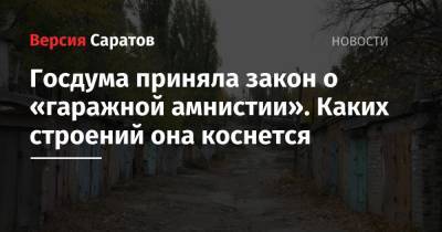 Вячеслав Володин - Госдума приняла закон о «гаражной амнистии». Каких строений она коснется - nversia.ru