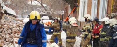 В Самаре из-за обрушения стены дома введен режим повышенной готовности - runews24.ru - Самара - район Ленинский