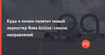 Куда и почем полетит новый лоукостер Bees Airline: список направлений - thepage.ua - Киев - Армения - Египет - Грузия - Львов - Турция - Испания - Болгария - Хорватия - Кипр - Греция - Черногория - Кения - county Bee