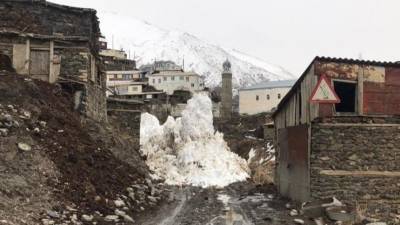 Четвертая по счету лавина сошла в дагестанском селе Цахур - 5-tv.ru - респ. Дагестан