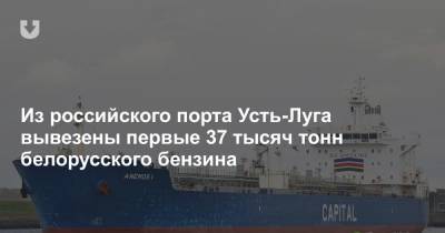 Из российского порта Усть-Луга вывезены первые 37 тысяч тонн белорусского бензина - news.tut.by - Усть-Луга