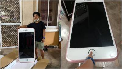 Не тот айфон: мужчина заказал новый телефон, а получил письменный стол - 24tv.ua - Таиланд