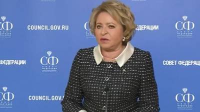 Валентина Матвиенко - Матвиенко заявила о возможном снятии ограничений по COVID-19 к осени - piter.tv