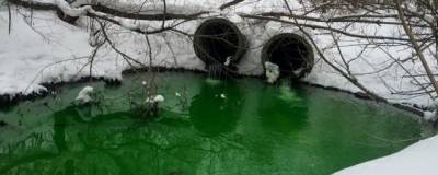 В Челябинске река Миасс стала ярко-зеленой - runews24.ru - Челябинск - район Металлургический
