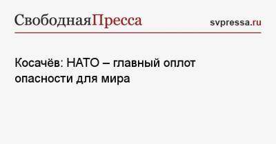 Йенс Столтенберг - Константин Косачев - Косачёв: НАТО — главный оплот опасности для мира - svpressa.ru - Москва