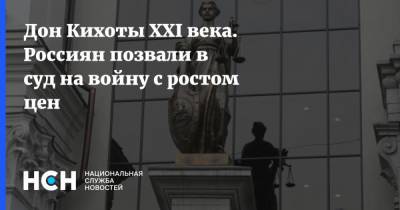 Дон Кихоты XXI века. Россиян позвали в суд на войну с ростом цен - nsn.fm