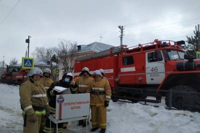 В школу в Воловском районе прибыли пожарные расчеты - tula.mk.ru