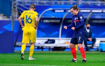 Антуан Гризманн - Георгий Бущана - Франция забила Украине после офсайда, но на матче не работает VAR - korrespondent.net