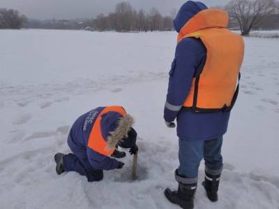 На Свияге толщина льда уменьшилась до опасного уровня - ulpravda.ru - Ульяновск - Ульяновская - район Засвияжский