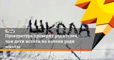Лилия Галимова - Прокуратура проверит родителей, чьи дети встали на колени ради школы - ridus.ru - респ. Татарстан