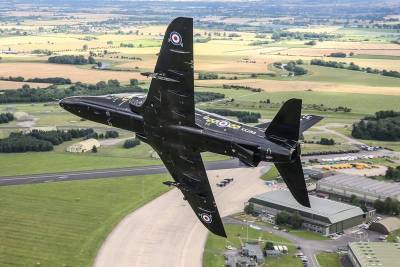 Учебно-тренировочный самолёт Hawk T1 британских ВВС потерпел крушение на юго-западе Англии - topwar.ru - Англия
