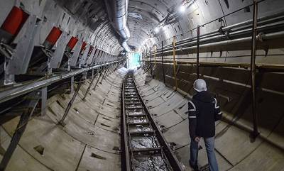 Как идет строительство станции БКЛ метро "Сокольники" - tvc.ru - усадьба Воронцово