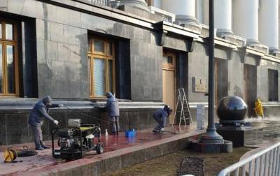 Сергей Стерненко - Очистка здания ОП подходит к концу - korrespondent.net - Киев
