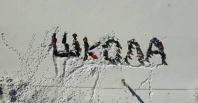 В Татарстане дети выложили собой на снегу надпись "школа", чтобы добиться её постройки — видео - reendex.ru - респ. Татарстан