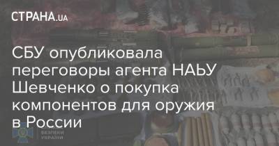 Семен Семенченко - Евгений Шевченко - СБУ опубликовала переговоры агента НАЬУ Шевченко о покупка компонентов для оружия в России - strana.ua