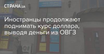 Иностранцы продолжают поднимать курс доллара, выводя деньги из ОВГЗ - strana.ua
