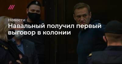 Ольга Михайлова - Навальный получил первый выговор в колонии - tvrain.ru