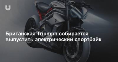 Британская Triumph собирается выпустить электрический спортбайк - news.tut.by