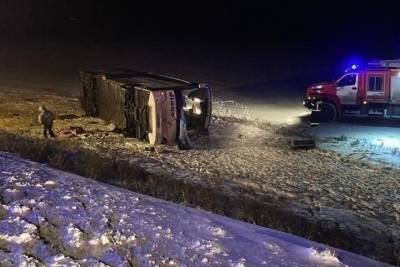 Водитель перевернувшегося автобуса в Скопинском районе заснул за рулем - rzn.mk.ru - Рязанская обл.