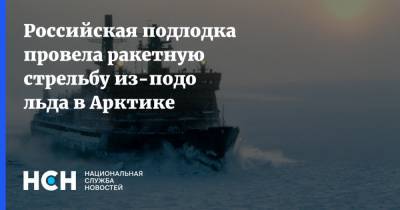 Николай Евменов - Российская подлодка провела ракетную стрельбу из-подо льда в Арктике - nsn.fm - Арктика