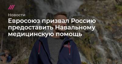 Алексей Навальный - Евросоюз призвал Россию предоставить Навальному медицинскую помощь - tvrain.ru - Эстония - Владимирская обл. - Литва - Латвия