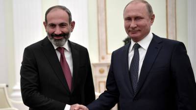Владимир Путин - Никол Пашинян - Путин провел телефонные переговоры с премьер-министром Армении - polit.info - Россия - Армения