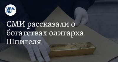 Григорий Лепс - Борис Шпигель - Евгений Шпигель - СМИ рассказали о богатствах олигарха Шпигеля. «Часы, земли, особняк» - ura.news - Рига