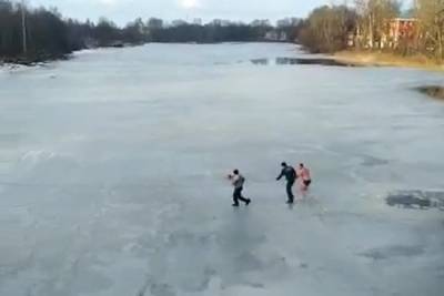 В Тверской области мужчина, спасая собаку из реки, сам провалился под лёд - tver.mk.ru - Тверь - Тверская обл.