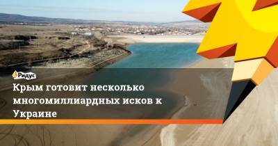 Владимир Константинов - Крым готовит несколько многомиллиардных исков к Украине - ridus.ru - Крым
