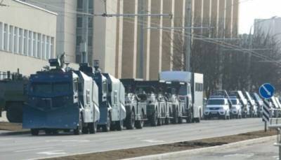 В Минске замечено скопление тяжелой военной техники (ВИДЕО) - lenta.ua - Минск