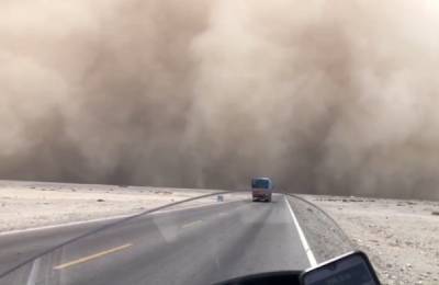 На Китай обрушилась песчаная буря - govoritmoskva.ru - Монголия - провинция Шаньси