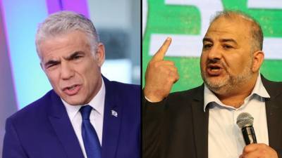 Яир Лапид - Мансур Аббас - Лапид встретился с Аббасом: что потребовал арабский политик за поддержку оппозиции - vesty.co.il