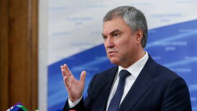 Вячеслав Володин - Санкции вводят, чтобы помешать развитию России - vesti.ru - Швеция