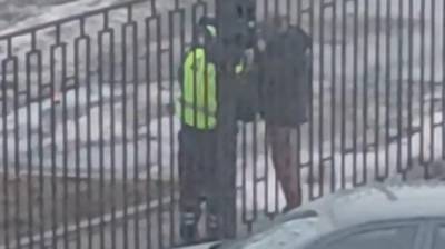 В УГИБДД объяснили, за что приковали к забору пензенца без штанов - penzainform.ru - Пенза