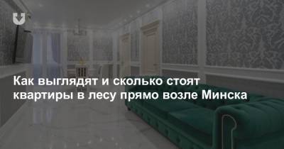 Как выглядят и сколько стоят квартиры в лесу прямо возле Минска - news.tut.by - Минск