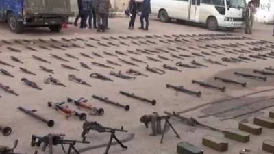 Крупная партия оружия боевиков изъята на западе сирийской провинции Деръа - riafan.ru - Сирия