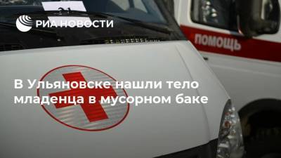 В Ульяновске нашли тело младенца в мусорном баке - ria.ru - Ульяновск - Самара - район Засвияжский