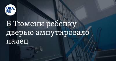 В Тюмени ребенку дверью ампутировало палец - ura.news - Тюмень - Тюменская обл.