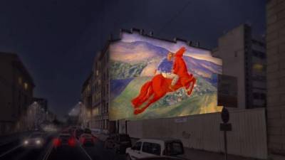 Федор Достоевский - На фасадах петербургских домов появятся светопроекции картин из Русского музея - piter.tv - Санкт-Петербург