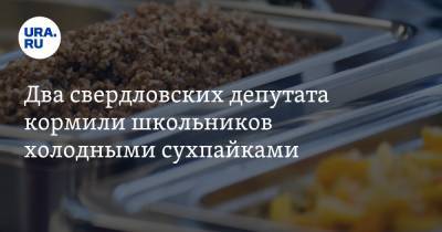 Два свердловских депутата кормили школьников холодными сухпайками - ura.news - Свердловская обл. - Алапаевск