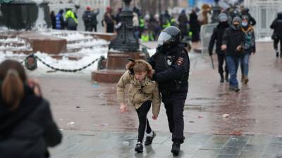 Алексей Навальный - "Медиазона": в России после январских митингов — 100 политзаключенных - svoboda.org - Москва