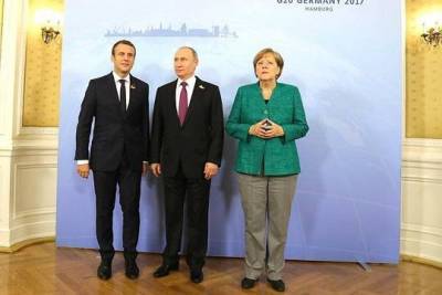 Владимир Путин - Дмитрий Песков - Ангела Меркель - Эммануэль Макрон - Путин, Меркель и Макрон обсудят Донбасс без Зеленского - versia.ru
