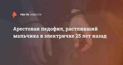 Елена Марковская - Арестован педофил, растливший мальчика в электричке 25 лет назад - ren.tv - Москва