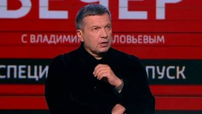 Владимир Соловьев - Мелинда Симмонс - Соловьев осудил двуличность Запада, не замечающего гибель мирных жителей Донбасса - nation-news.ru - Киев - Англия - Донбасс