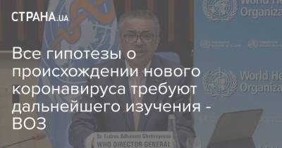 Все гипотезы о происхождении нового коронавируса требуют дальнейшего изучения - ВОЗ - strana.ua - Ухань