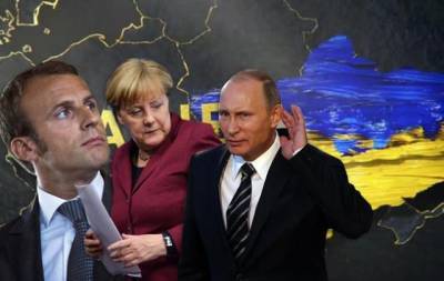 Владимир Зеленский - Владимир Путин - Дмитрий Песков - Ангела Меркель - Эммануэль Макрон - Путин, Меркель и Макрон обсудят ситуацию на Донбассе без Зеленского - mediavektor.org - Париж - Берлин