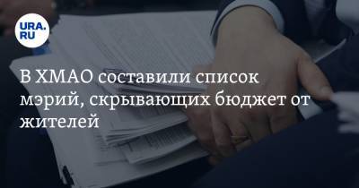 В ХМАО составили список мэрий, скрывающих бюджет от жителей - ura.news - Югра - район Нижневартовский - район Ханты-Мансийский