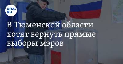 В Тюменской области хотят вернуть прямые выборы мэров - ura.news - Тюмень - Тюменская обл. - Тобольск - район Тюменский
