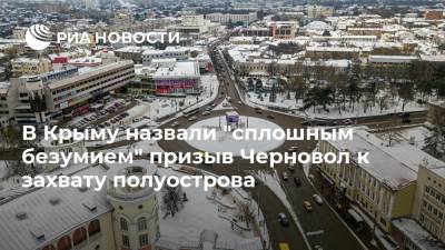 Владимир Путин - Юрий Гемпель - Татьяна Черновол - В Крыму назвали "сплошным безумием" призыв Черновол к захвату полуострова - ria.ru - Украина - Крым - Симферополь - Севастополь