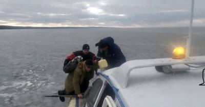 Дрейфовали по Каховскому водохранилищу: под Запорожьем со льда сняли трех рыбаков - tsn.ua - Запорожская обл. - Кировоградская обл. - Запорожье